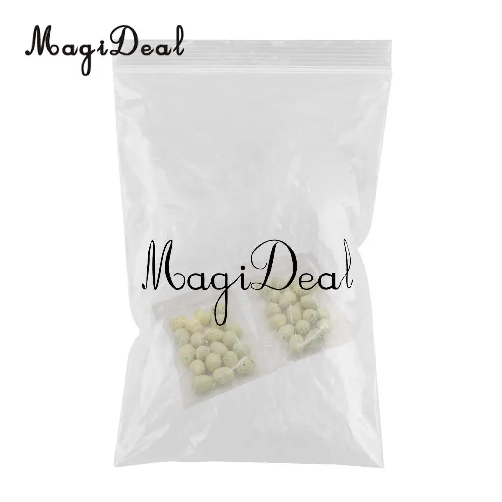 MagiDeal 20 штук пенный Воробей искусственный птичий яйцо для украшения свадьбы