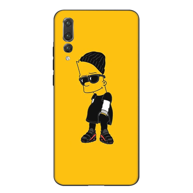Силиконовый чехол для телефона из ТПУ Симпсоны Huawei Nova 2i 3i 3 4 Y5 Y6 Y7 Y9 Mate 10 Lite Pro