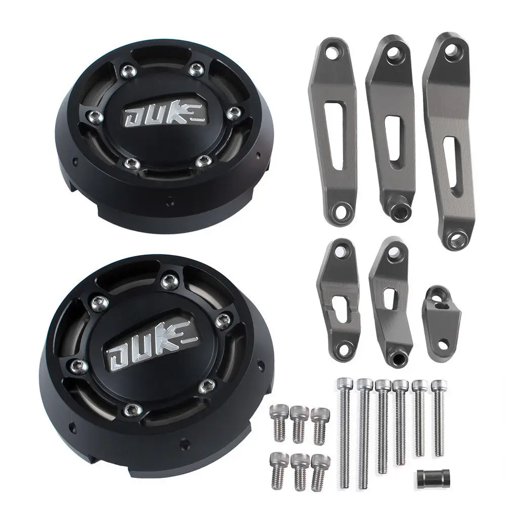 CNC крышка двигателя ползунок рамка Защита статор чехол Saver для KTM DUKE 200 2012 2015 390 2013