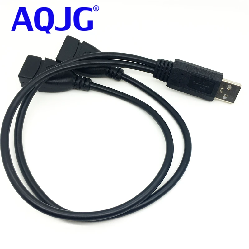 USB 2 0 штекер к двойным гнездовой разъем Y разветвитель Кабельный адаптер|cable
