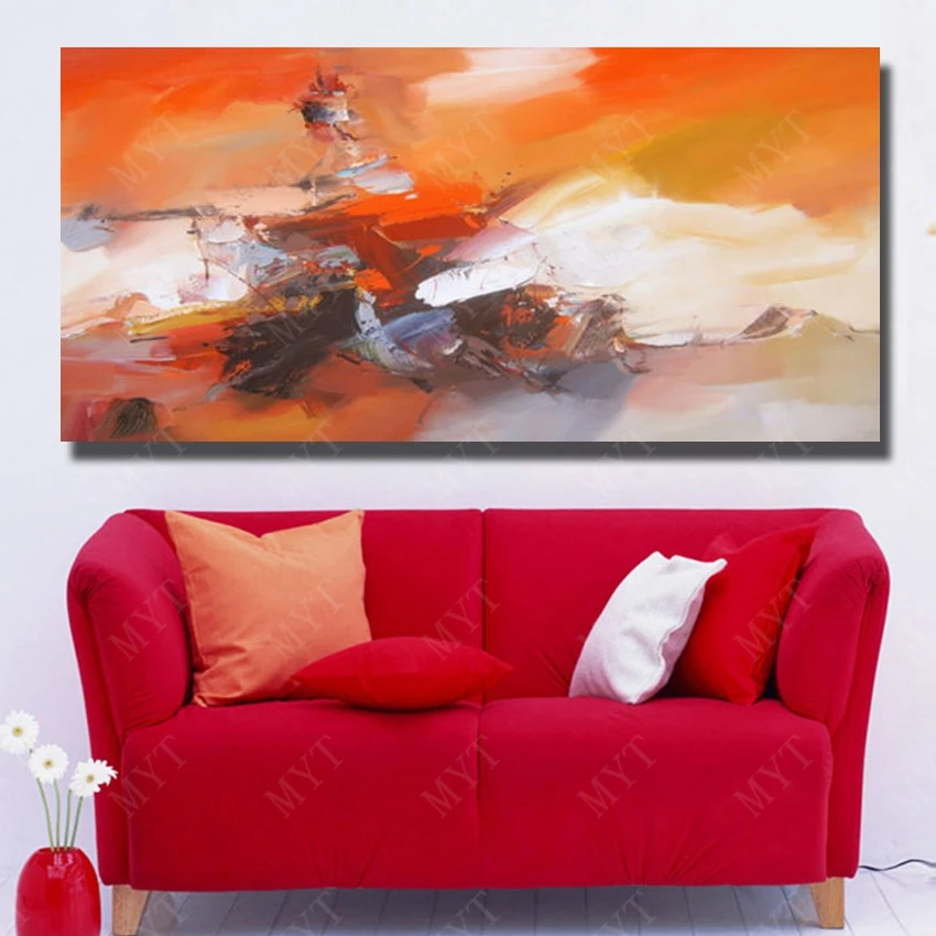 Декоративная настенная живопись ручная работа абстрактная картина маслом на