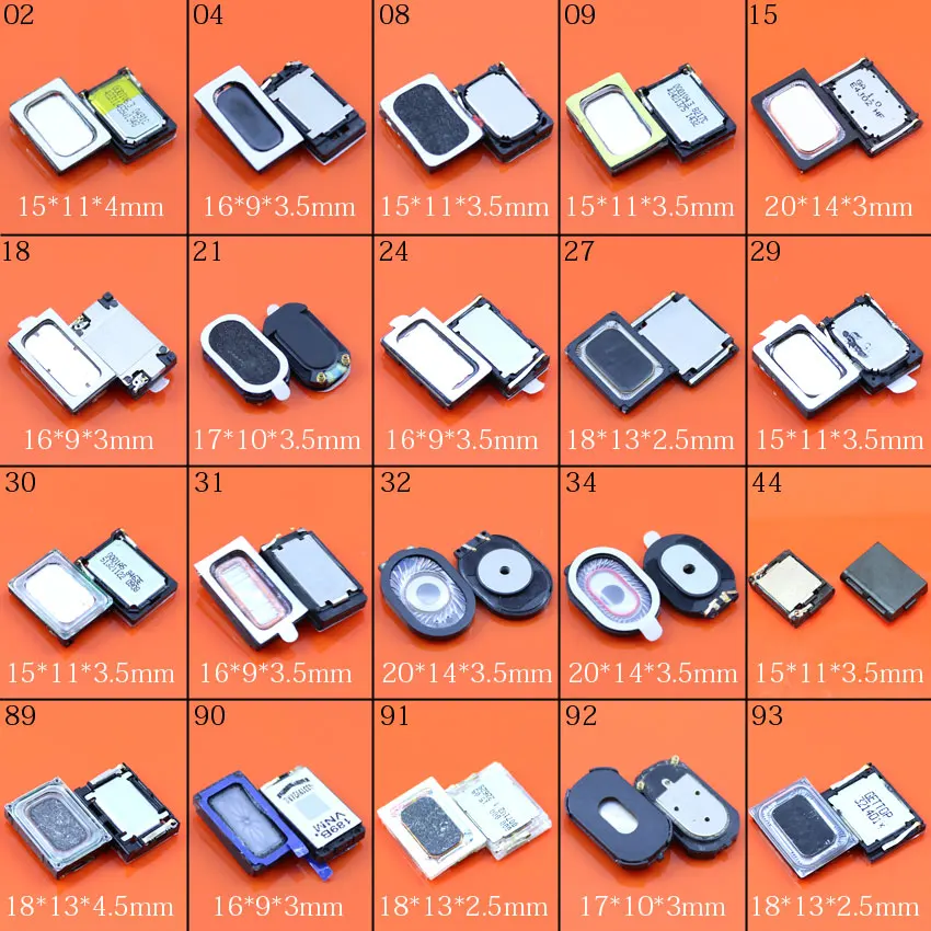 Cltgxdd 20 моделей звуковой сигнал Громкий динамик для Xiaomi Redmi Sony Xperia Huawei Lenovo Nokia HTC OPPO LG (art.: 7a6fb9376) - 7a6fb9376
