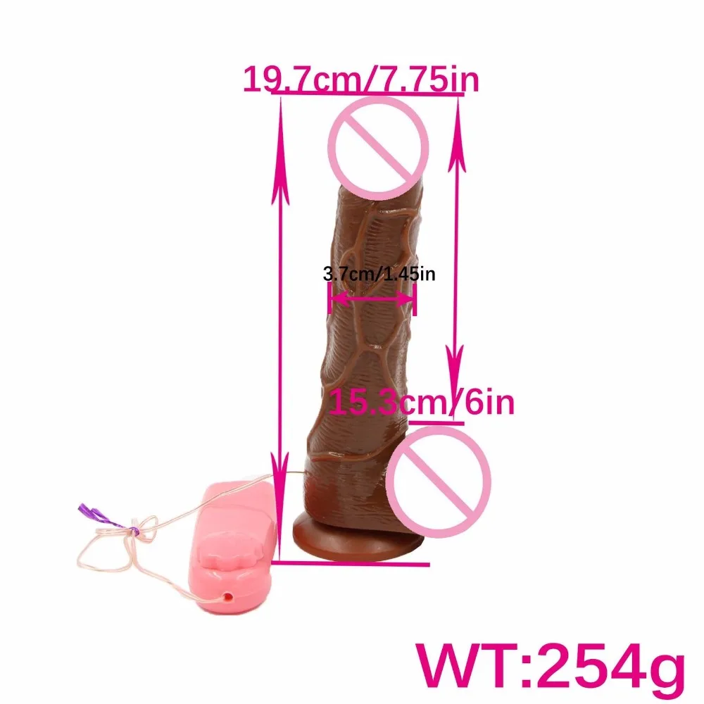 YEMA многоскоростной вращающийся реалистичный фаллоимитатор вибратор на присоске