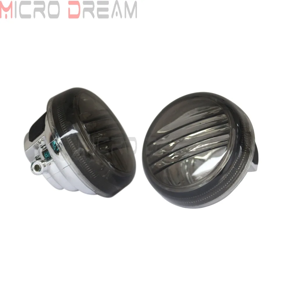 1 пара Дымчатых линз для указателей поворота мотоцикла Suzuki Boulevard C109R M109R M50 C50 C90 VL800