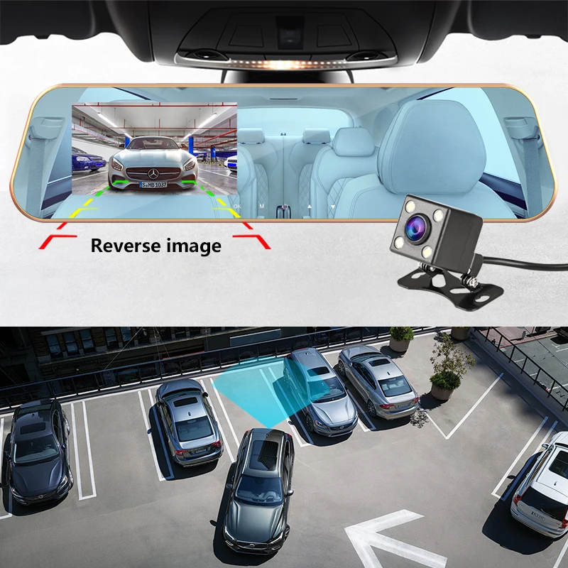 Jansite 4 3 &quotАвтомобильный видеорегистратор Автомобильный с сенсорным экраном