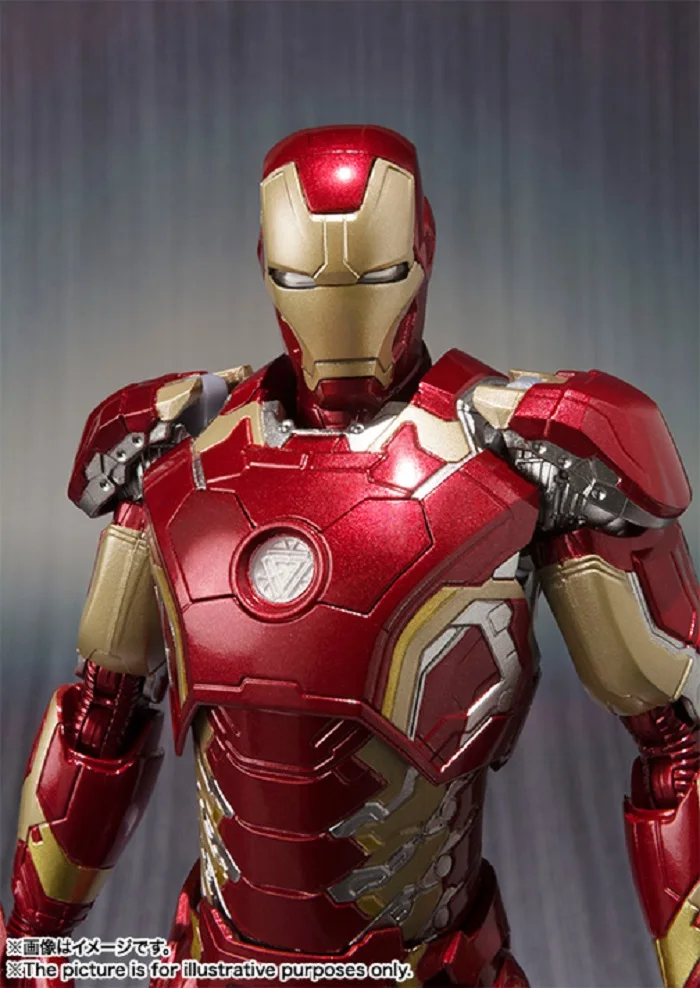 SHF Marvel Железный человек 15 см Супер Герои Мстители Железный человек BJD фигурка модель игрушки