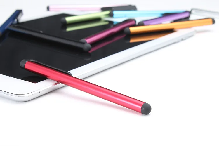 10 шт./лот стилус с емкостным сенсорным экраном для iPhone 5 6 7 iPad 3/2 iPod Touch подходит