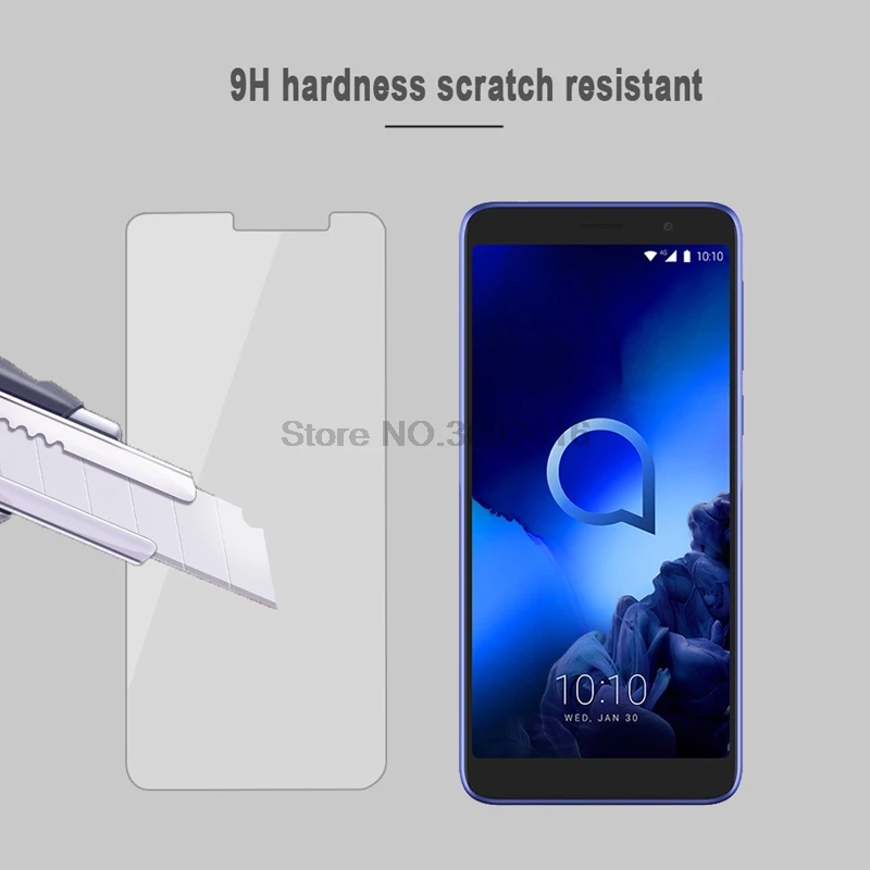2 шт для Alcatel ONYX закаленное стекло 9H 2.5D Премиум экран с защитой против царапин