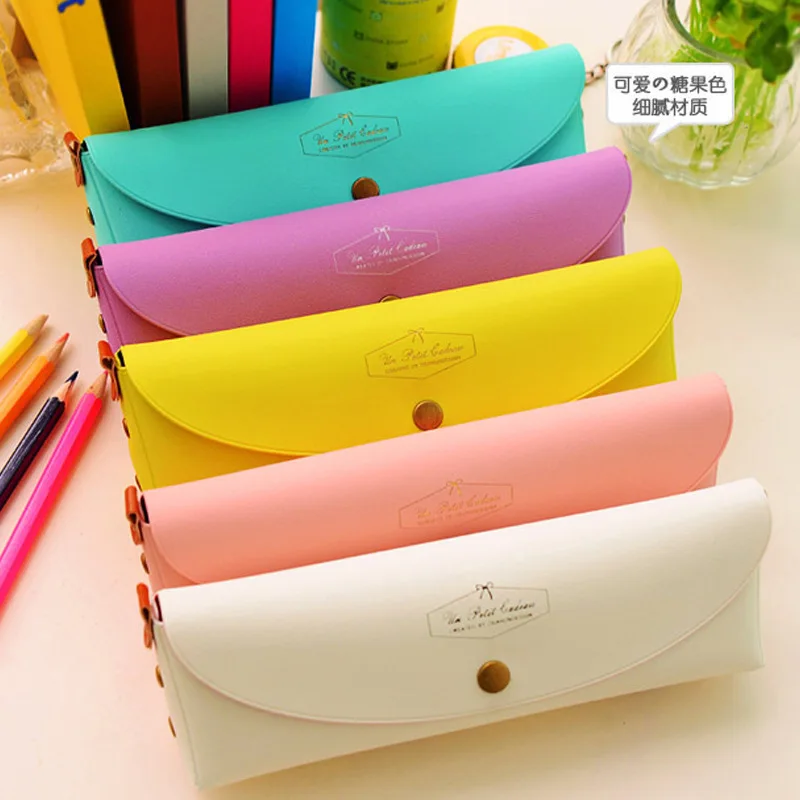 Новые Высокое качество из искусственной кожи канцелярские принадлежности для