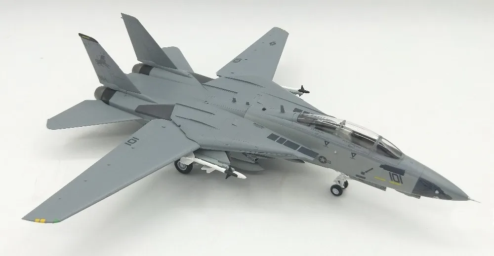 Труба 1: 72 F-14D VF-213 ЧЕРНЫЙ ЛЕВ эскадрилья мужской F14 модель истребителя