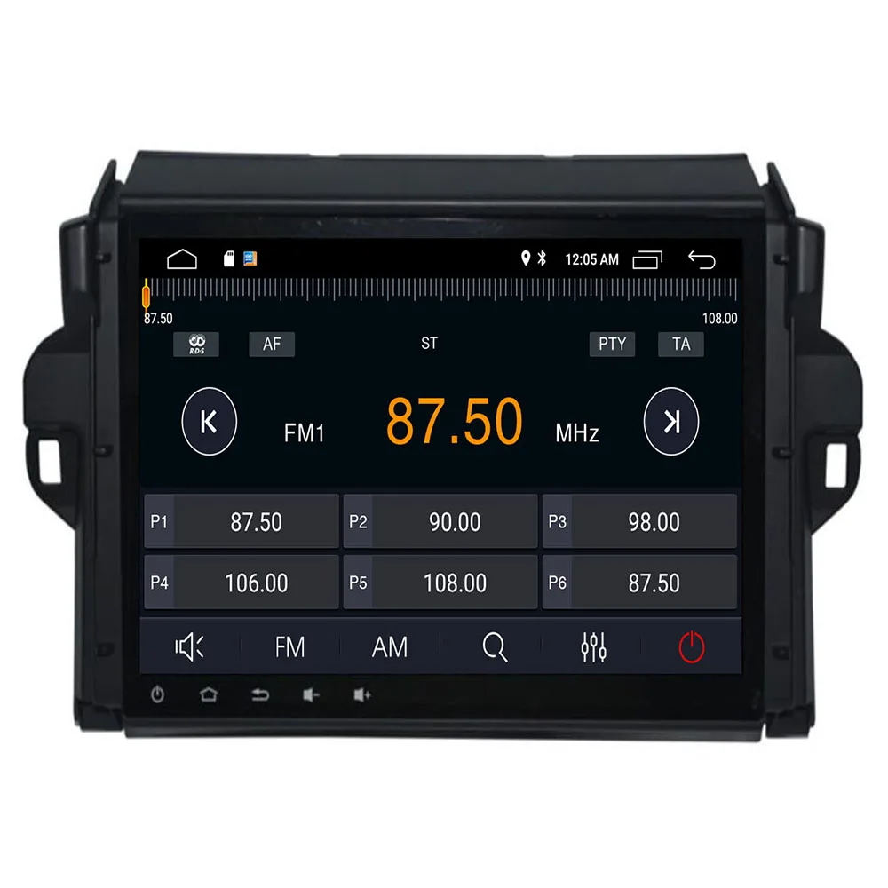 Android 10 Octa Core PX5 подходит для Toyota Fortuner /SW4 2015- 2019 автомобильный dvd-плеер навигация GPS