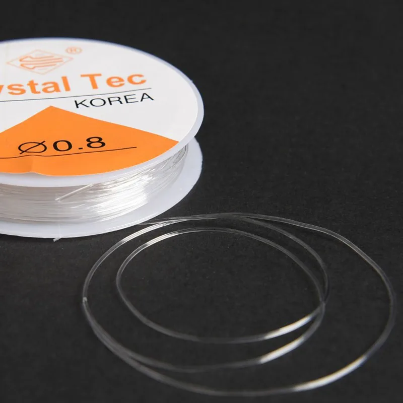 Прочный Хрустальный эластичный шнур для бисероплетения тянущийся прозрачный