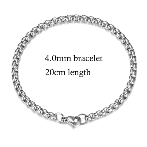 Цепочка для ожерелья и браслета, из нержавеющей стали 316, 10 шт./лот, разные размеры, с застежками-клешнями, S-005 * 10