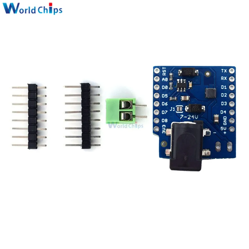 10 шт. для WEMOS D1 Mini DC Power Shield V1.1.0 макетная плата Wemos Мини-щит | Электронные компоненты