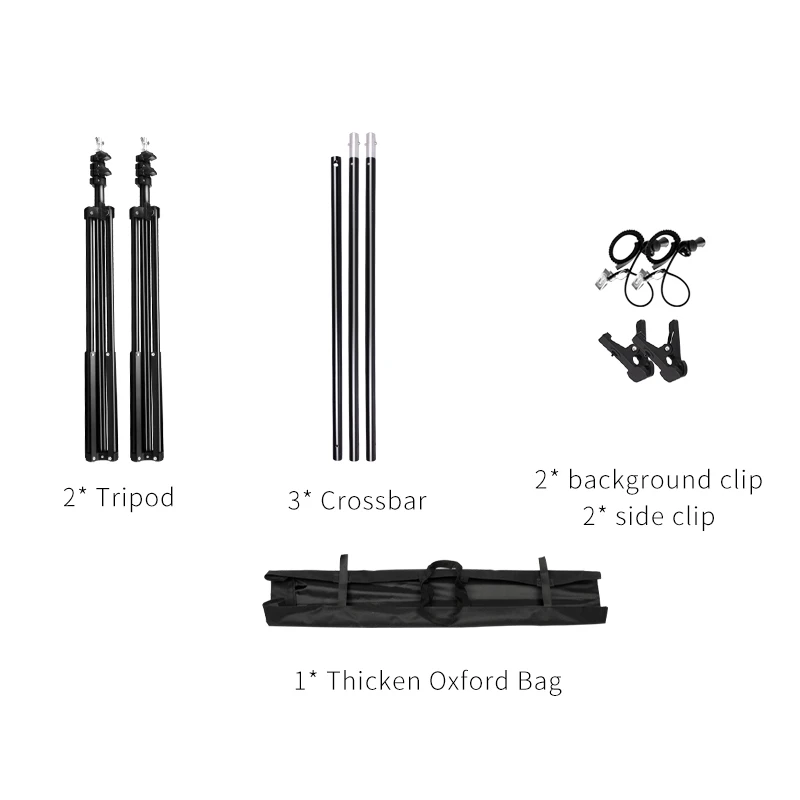 Фоновая подставка для фотосъемки 2*2 м комплект с системой поддержки фотостудии