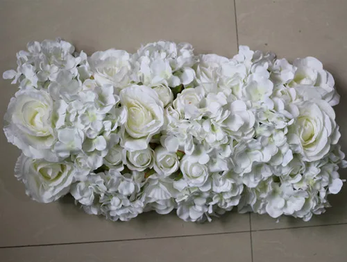 24 TONGFENG Свадебные 3D Цветочные стеновые панели искусственный шелк Роза Пион свадебное оформление украшение цветок бегун Свадьба 10 шт./партия - Цвет: 24