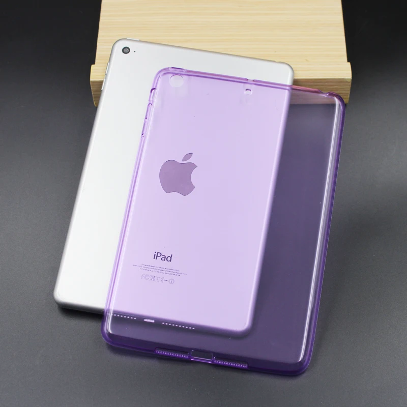 Ультра тонкий чехол для ТПУ iPad Pro Мягкий гель силиконовый прозрачный
