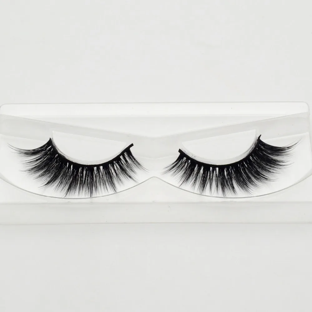 Visofree красивые норковые ресницы 3D накладные пачкающие перекрещивающиеся