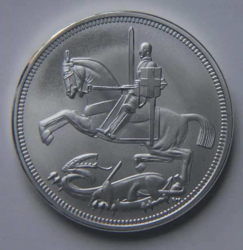 Король Джордж V всадник сувенир монета медаль|medal| |
