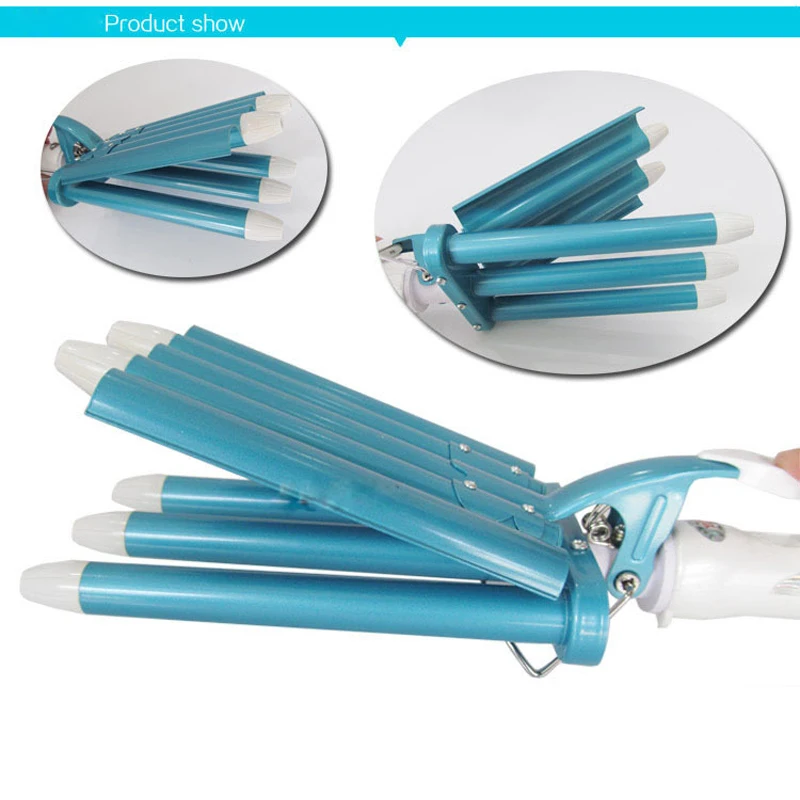 Щипцы для завивки волос Rooler керамические щипцы 5 бочек бигуди с большой волной