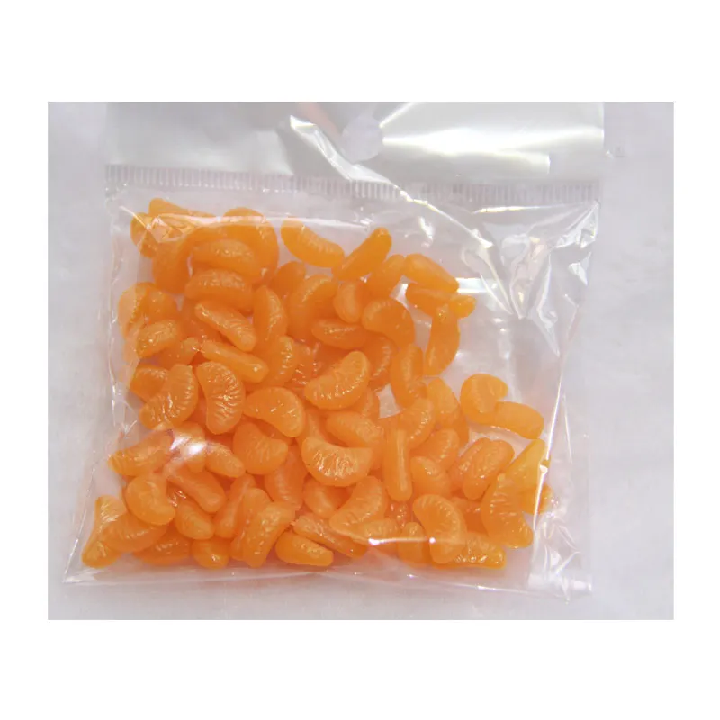100 шт./лот DIY аксессуары пластиковые поделки имитация миниатюрный оранжевый