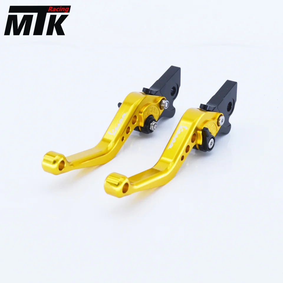 MTKRACING для Vespa Granturismo 125/200 GTS 125/250 S125/S250 2003- ЧПУ Короткие тормозные рычаги сцепления для мотоцикла