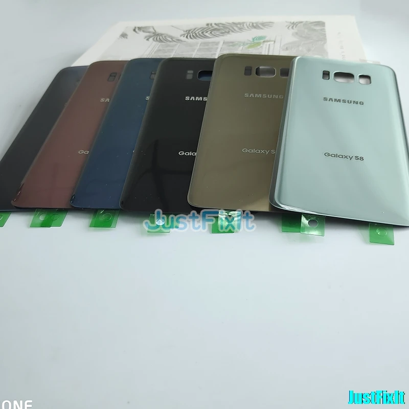 Задняя крышка из стекла для SAMSUNG Galaxy S8 plus G955f G955U G950F G950A G950|Бамперы| |