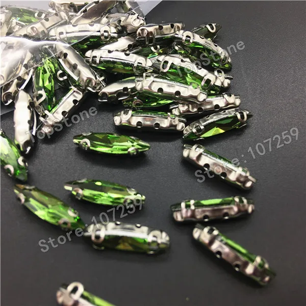 grass green 15x4 мм Navette пришить D коготь стразы смешанные цвета маркиза стекло, кристалл, камень конский глаз пришить Камень для платья аксессуары - Цвет: grass green
