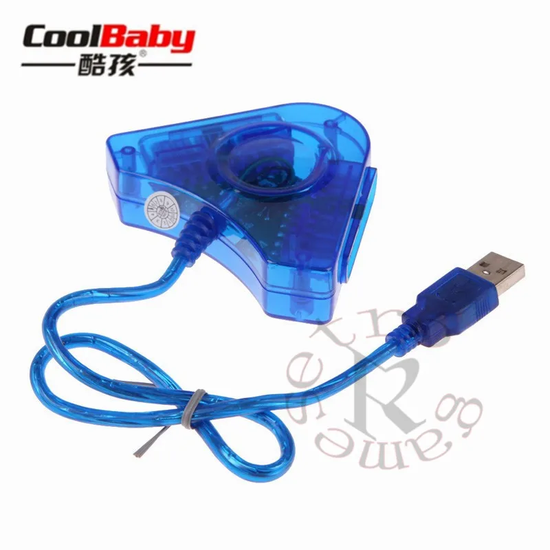 Адаптер для двух контроллеров USB проводной адаптер PS2 | Электроника