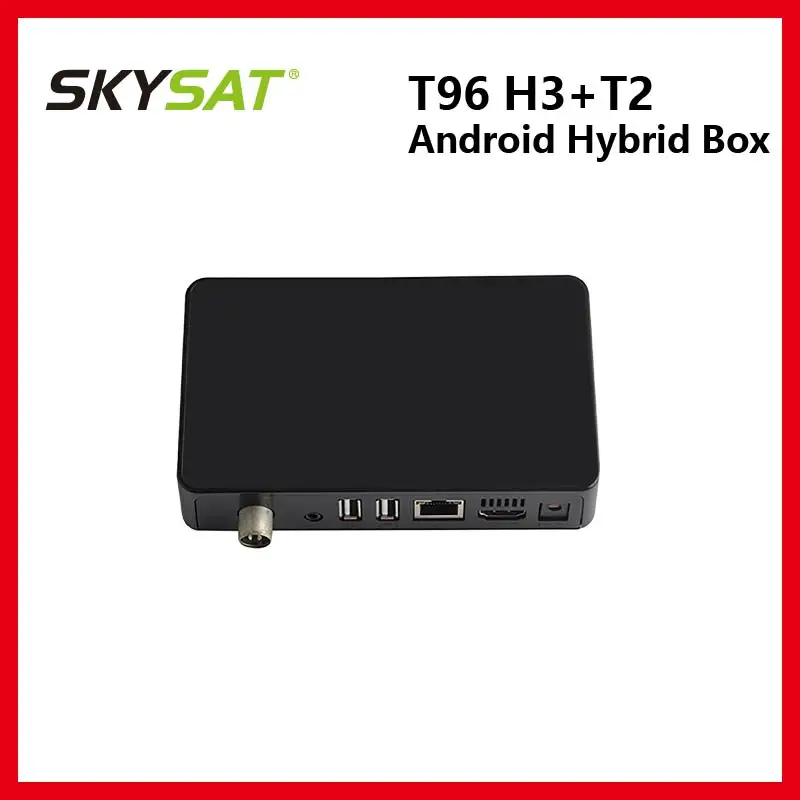 T96 H3 Android DVB-T2 Combo Box Поддержка H.265 7 0 Оперативная память 1 ГБ Встроенная 8 RJ45
