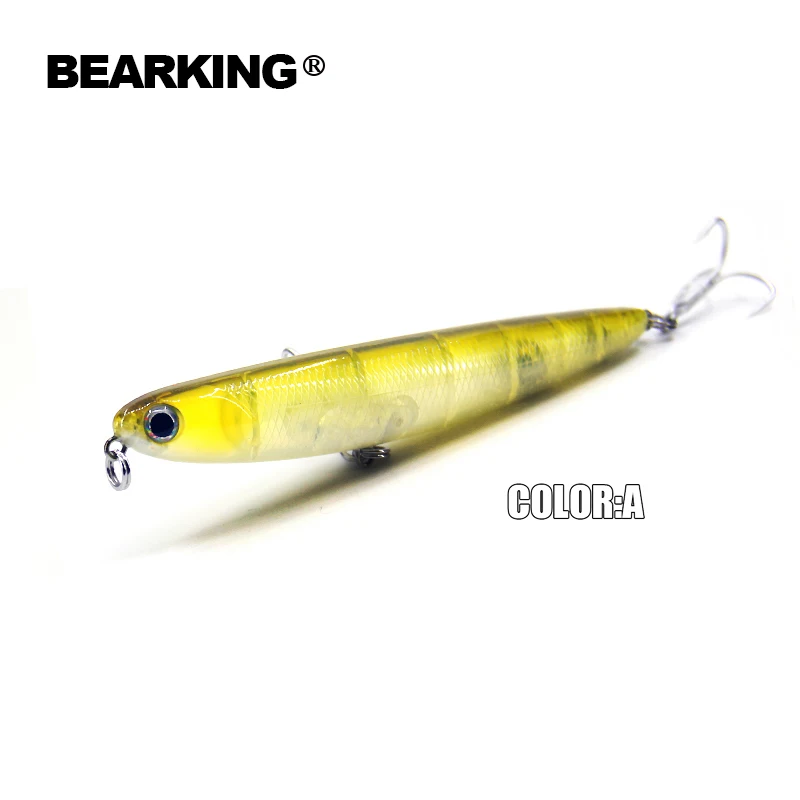 В розницу Bearking 2016 горячая модель рыболовные приманки жесткая приманка 8 цветов на