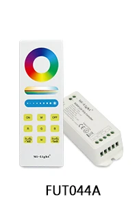 Miboxer RGB/RGBW/RGB+ CCT контроллер светодиодной ленты DC12V~ 24 V; 2,4G беспроводной смарт-пульт дистанционного управления - Цвет: FUT044A