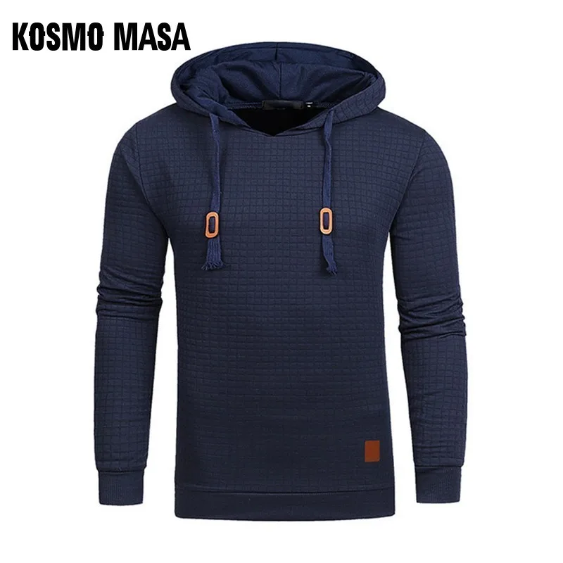 Космо MASA классная клетчатая Цвет толстовки Для мужчин одежда с длинным рукавом