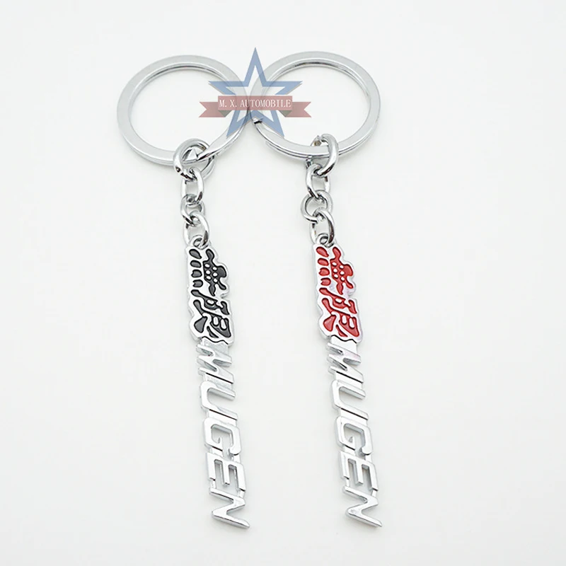 Новый стиль металлический автомобильный брелок для ключей Mugen Power гоночный