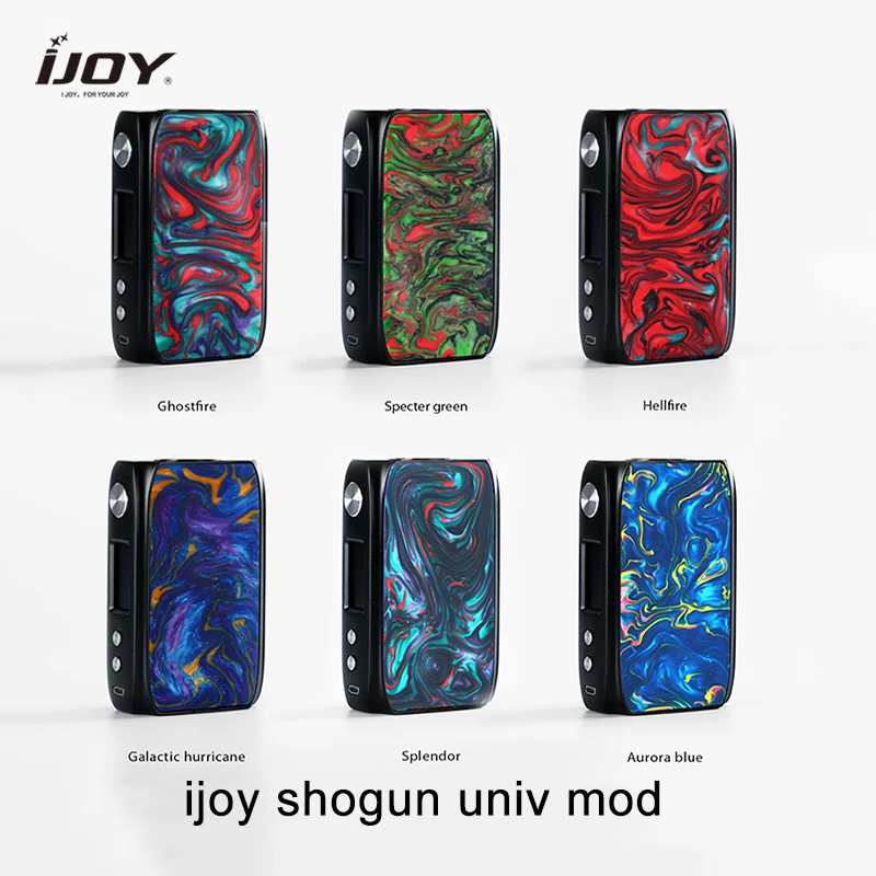 Новейший ijoy SHOGUN UNIV мод 180 Вт бокс для электронных сигарет питание от dual 18650 Катана