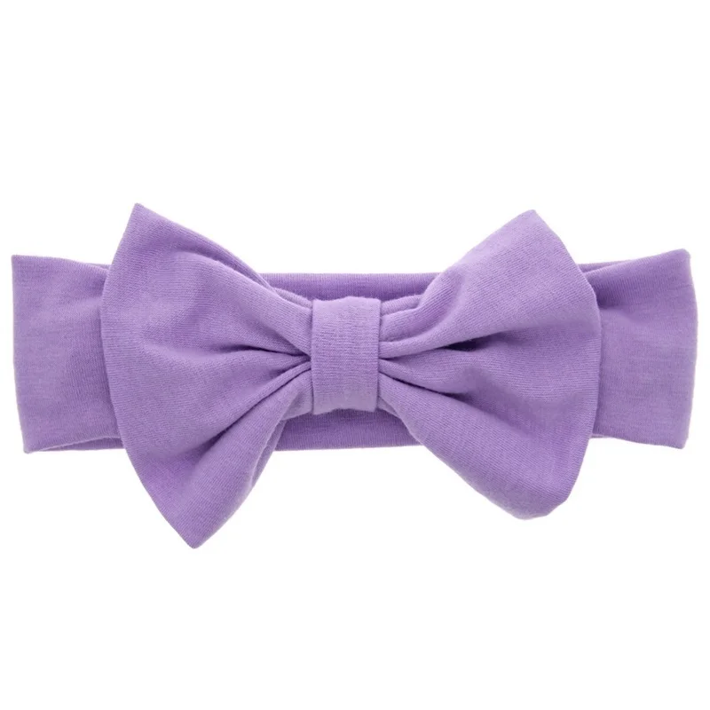 Naturalwell Girls Bandana turban headband Children headbands Baby cotton bow headwraps Hair accessories bowknot hair bands HB432 |