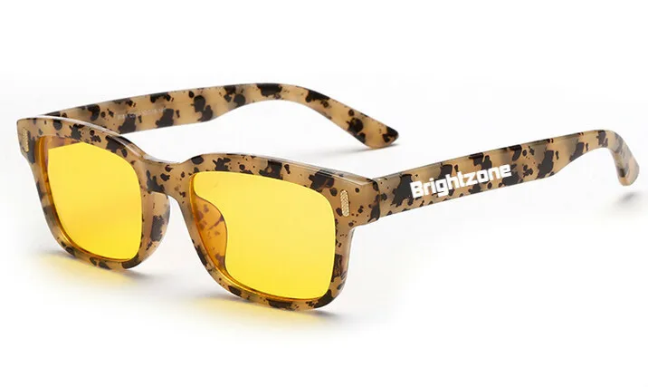 DYVision Protect Your Eyes Anti-Fatigue UV Blocking Blue Light Filter Stop Eye Strain Protection Gaming Glasses[Sleep Better] - Цвет оправы: 04 water ink