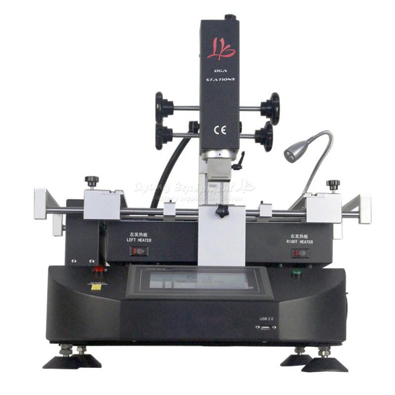 LY R5830 сенсорный экран BGA паяльная станция горячий воздух 3 зоны для ноутбука