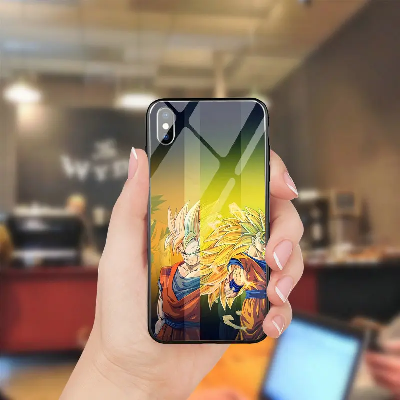 Жесткий ПК ТПУ закаленное Стекло мобильный чехлы для телефонов Iphone 5 5s se X XR XS Max 10 7