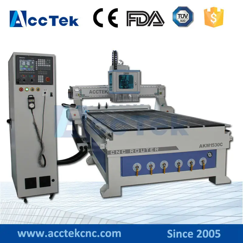 Jinan ACCTEK высокоскоростной фрезерный станок с ЧПУ AKM1325C для гравировки и резки