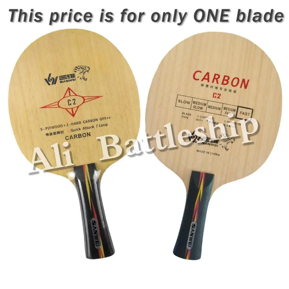 Оригинальный Sanwei C2 C 2 ракетка для настольного тенниса Shakehand FL|pingpong blade|table tennistable