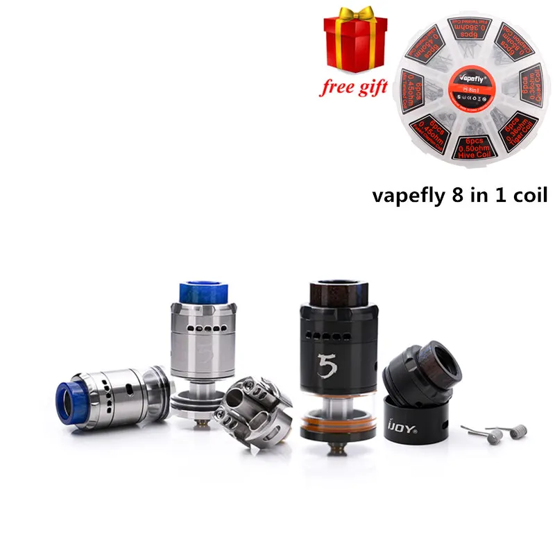Бесплатный подарок IJOY RDTA 5 Бак 4 мл ёмкость с смолы потека Регулируемая сторона