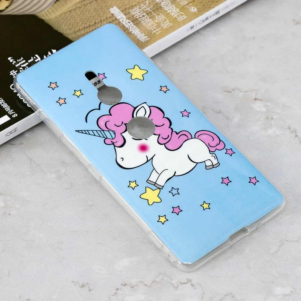 Luminous Case for coque Sony Xperia XZ3 Silicone Cover XA2 L2 |