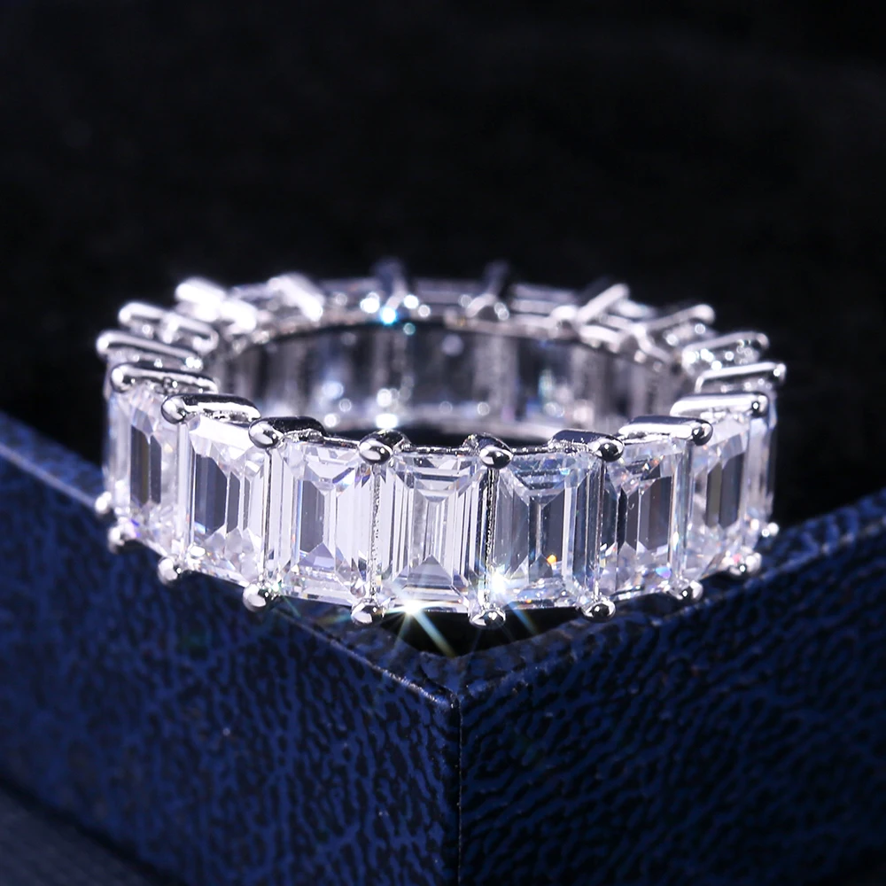 

Huitan Elegant Men&Women Couple Ring With AAA CZ Stone Luxury 2PC Weddding Ring Sets Spakling Bridal Ring Sets Wholesale Lots