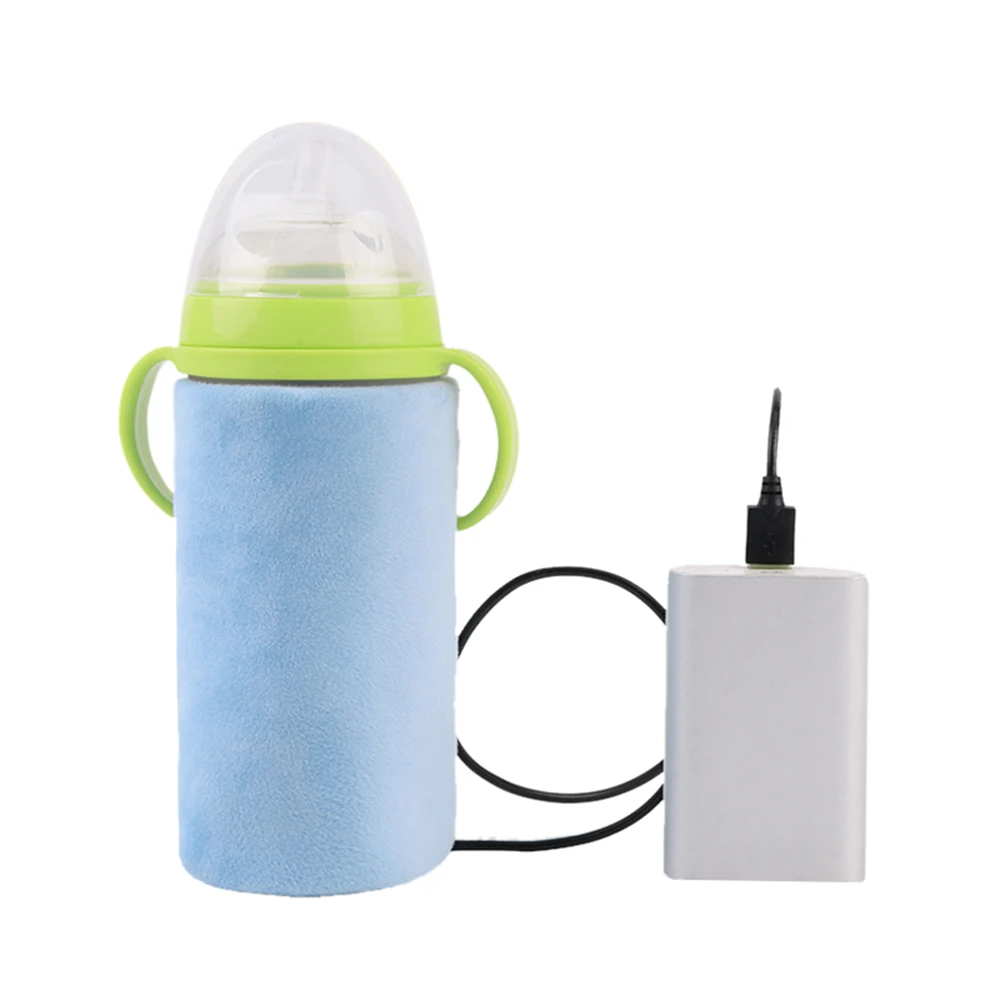 

Useful Portable USB Baby Bottle Warmer Insulation Thermostat Food Heater Infant Feeding Bottle Heated Cover Baby Supplies