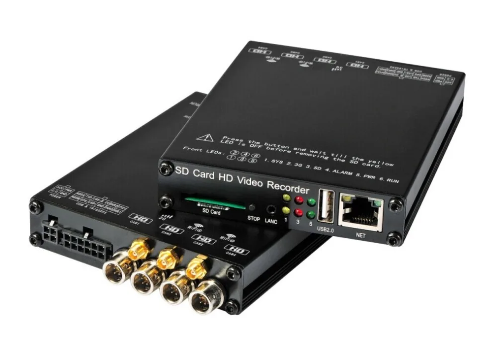 4-канальный H.264 Высококачественный Мобильный Автомобильный