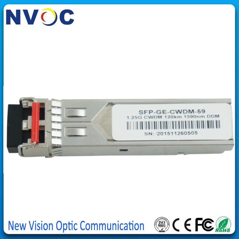 1 25G 120KM 1470nm-1610nm двойное волокно 4 длины волны LC CWDM SFP модуль приемопередатчика для