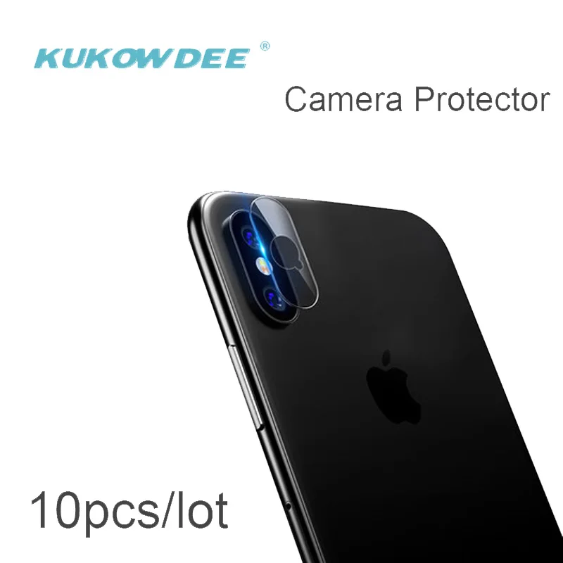 Защитное стекло для объектива камеры закаленное iPhone XS Max XR X 8 7 6S Plus Samsung Note 9 S9 S8 S7 Edge