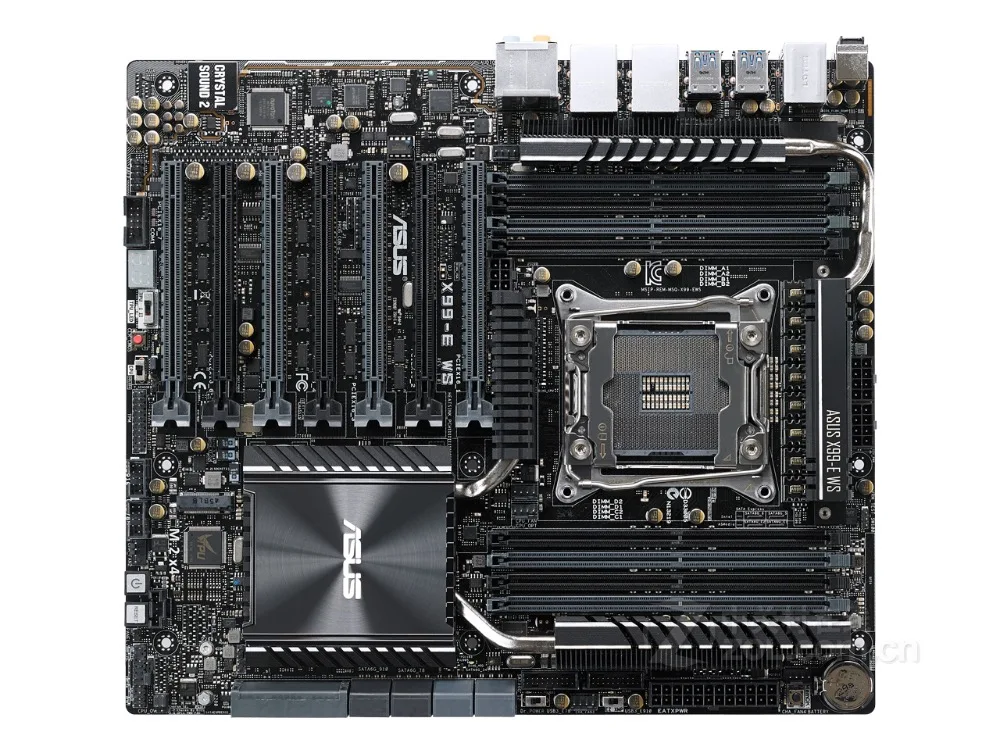 Оригинальная материнская плата для ASUS X99-E WS DDR4 LGA 2011-V3 USB2.0 USB3.0 128GB X99 настольная материнская плата