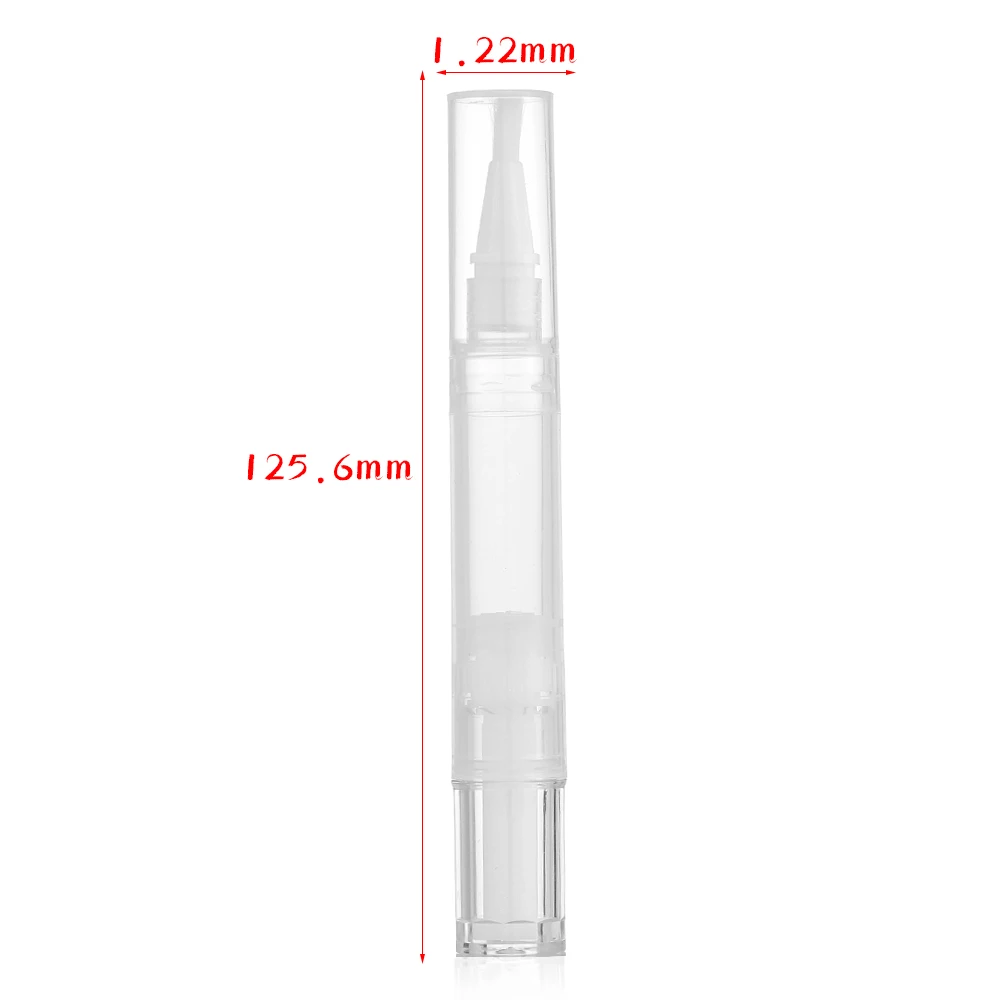 2/5 шт Пустой масло для ногтей карандаш со щеточкой Жидкая Основа многоцелевой бутылки для многоразового использования 3 мл/5 мл дорожный размер органайзер для косметики